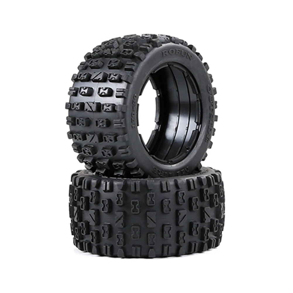 

Off-Road Car Rear Tyres Thicken Skin Set Kit for 1/5 HPI ROFUN Baja Truck Spare Toys Parts