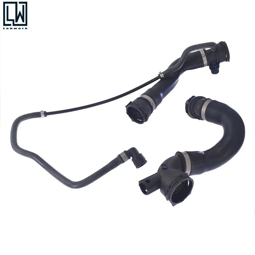 

Lower Upper Radiator Coolant Hose + Vent Line Hose Set For BMW 325i 328i 330i