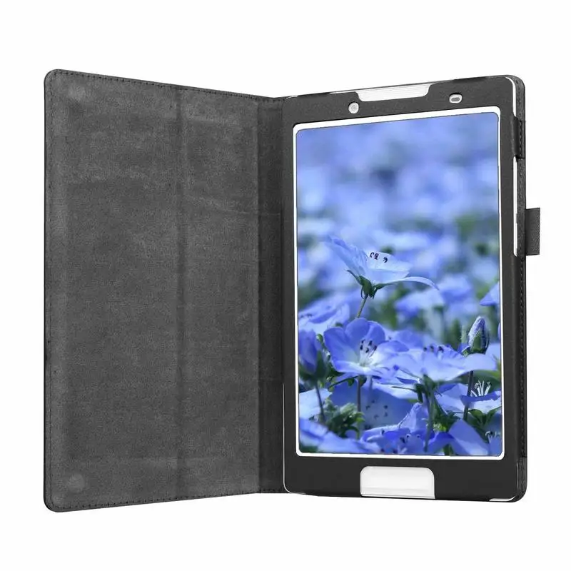 Фото Тонкий чехол-подставка из искусственной кожи для Lenovo Tab 3 8 №5