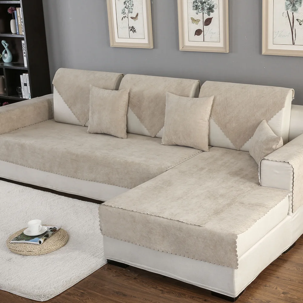 

Modern Couch Slipcovers For Living Room Decor Case For Sofa Waterproof Polyester Sofa Cover Pet Dog Sofa Anti Slip Protector Mat