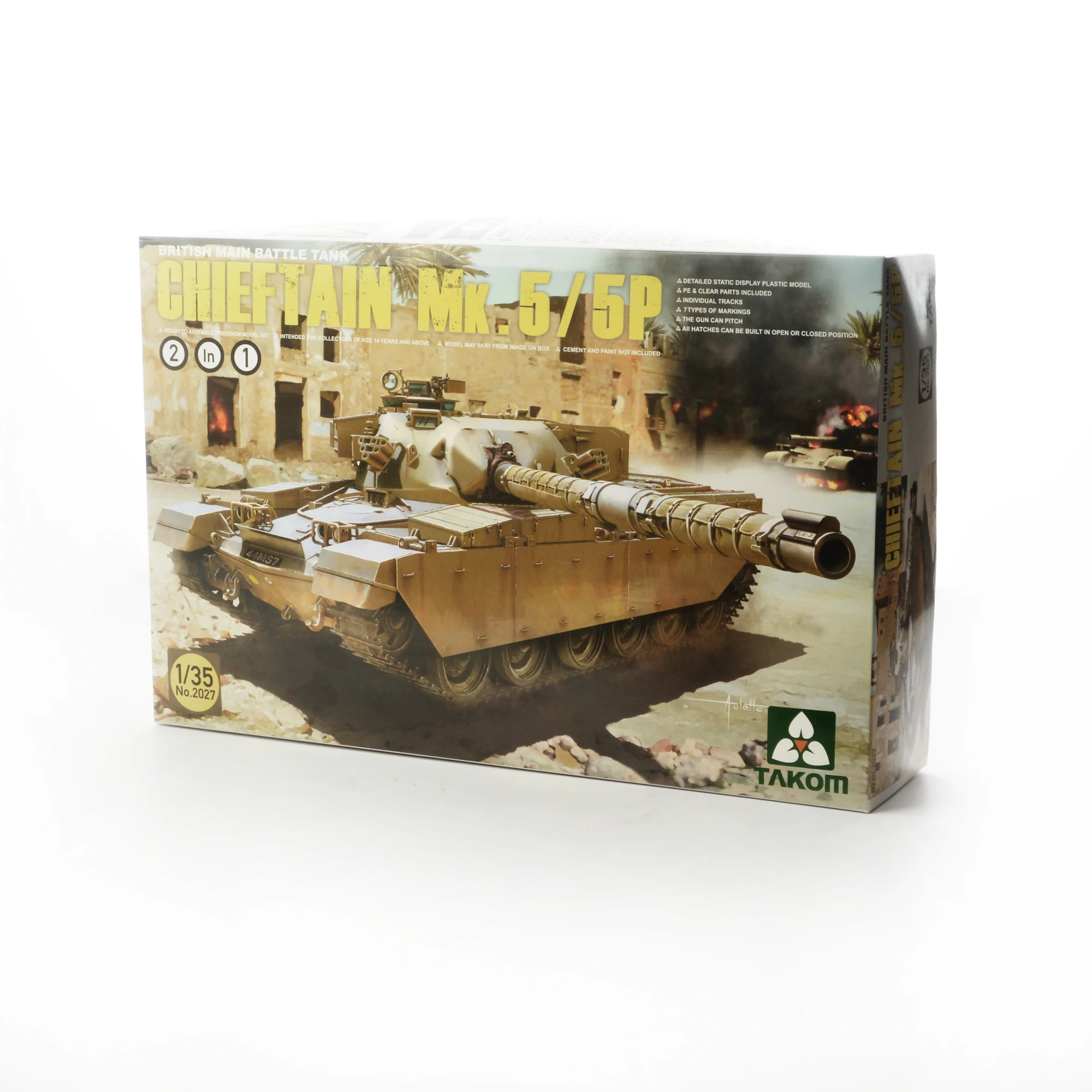 

Набор пластиковых моделей TAKOM TAK2027 1/35 Chief Mk.5/P 2 в 1