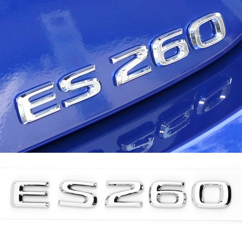 

ABS modification and upgrade letter logo rear trunk logo for ES200 ES260 IS250 GS300 GX400 NX300 RX350 RX450 HLX470 LS600 HL