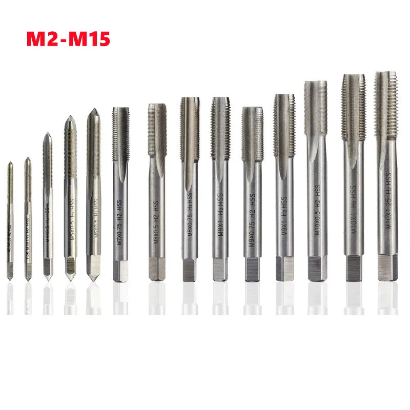 1 шт. sm2 MM3 M4 M5 M6 M7 M8 M10 M12 M14 M152.5 правосторонний резьбовой кран HSS машинный