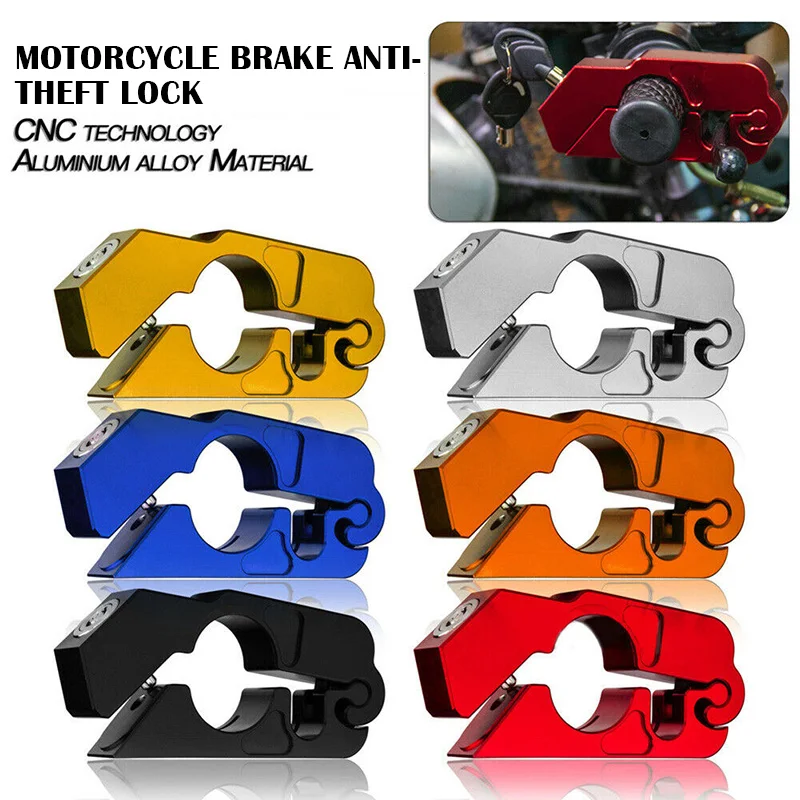 

2020 Durable Motorcycle Handlebar Lock Grip Brake Levers Security Lock Anit Theft CSL88
