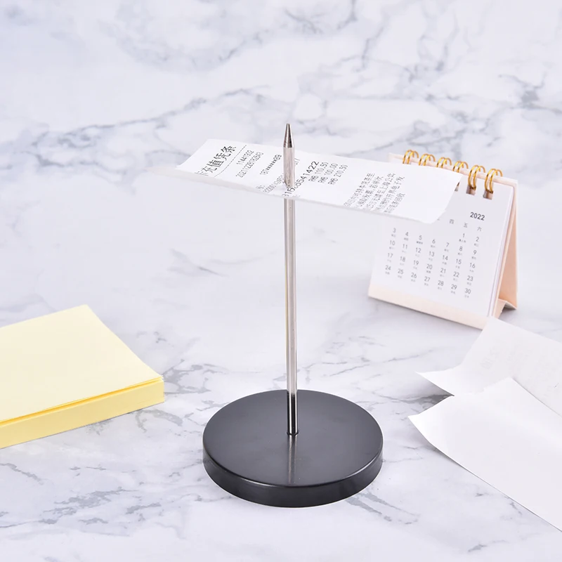 

Stainless Steel Straight Rod Paper Memo Holder Spike Stick for Bill Receipt
