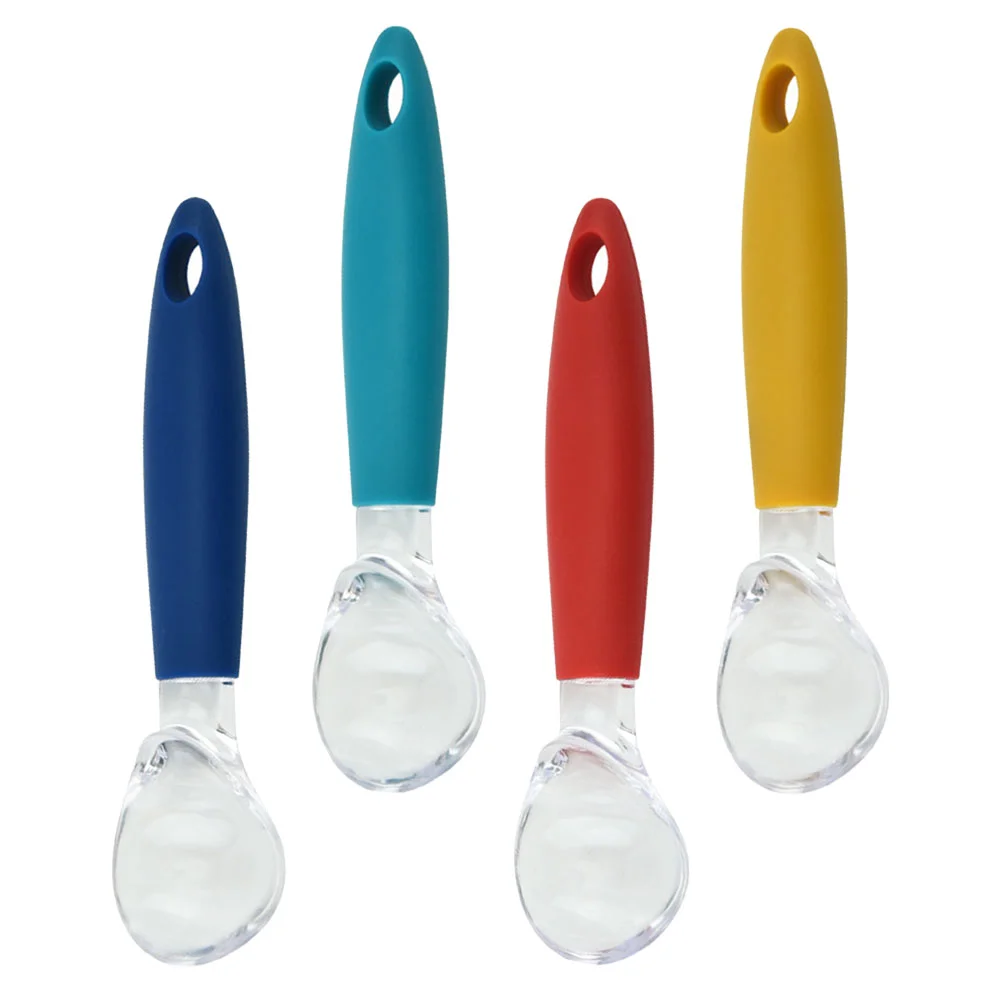 

4Pcs Portable Ice Cream Scoops Ice Cream Spoons Useful Kitchen Gadgets