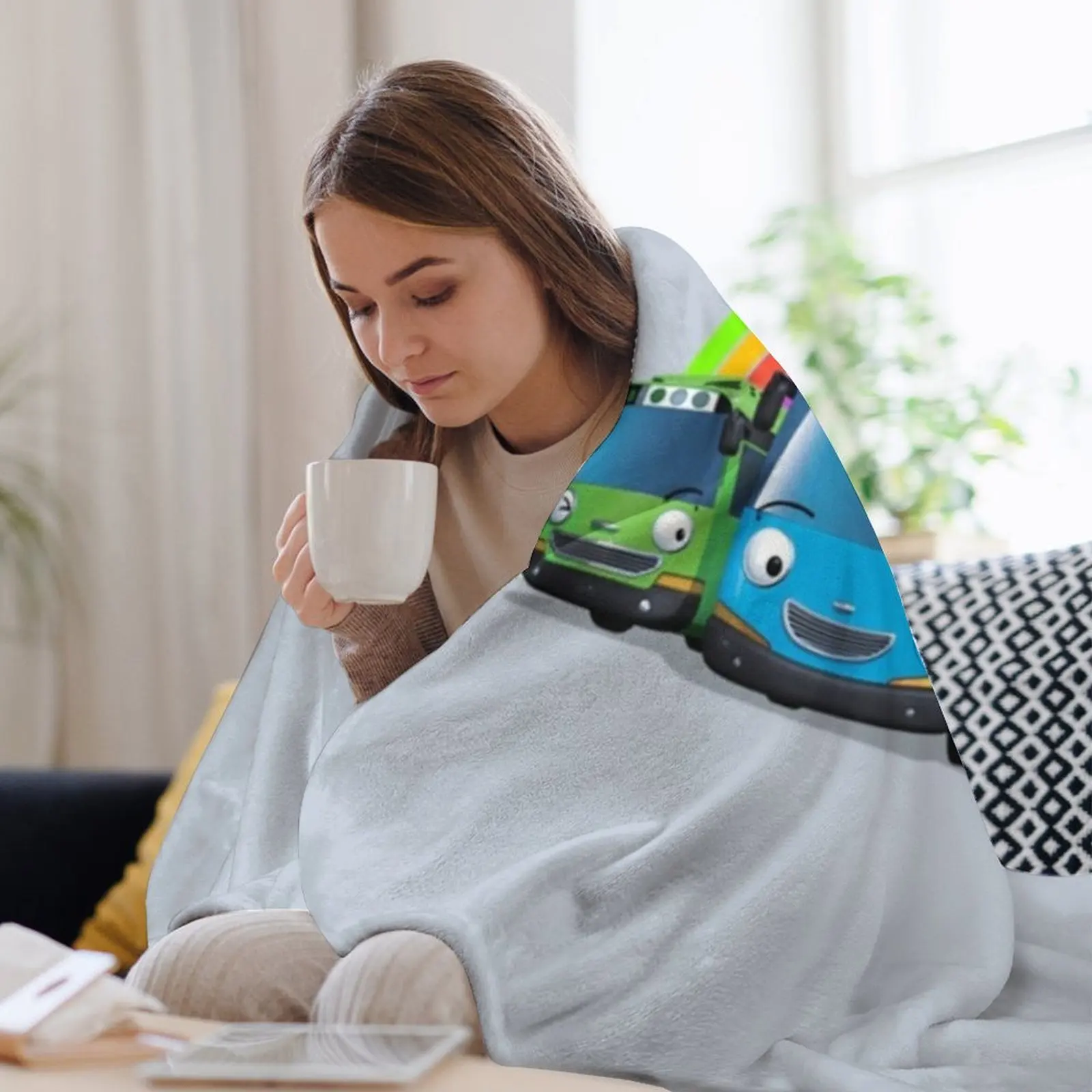 Одеяло Tayo And Friends Мягкие плед Самые мягкие одеяла