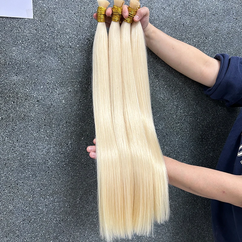 613 100% настоящие человеческие волосы оптом без уточка медовые светлые