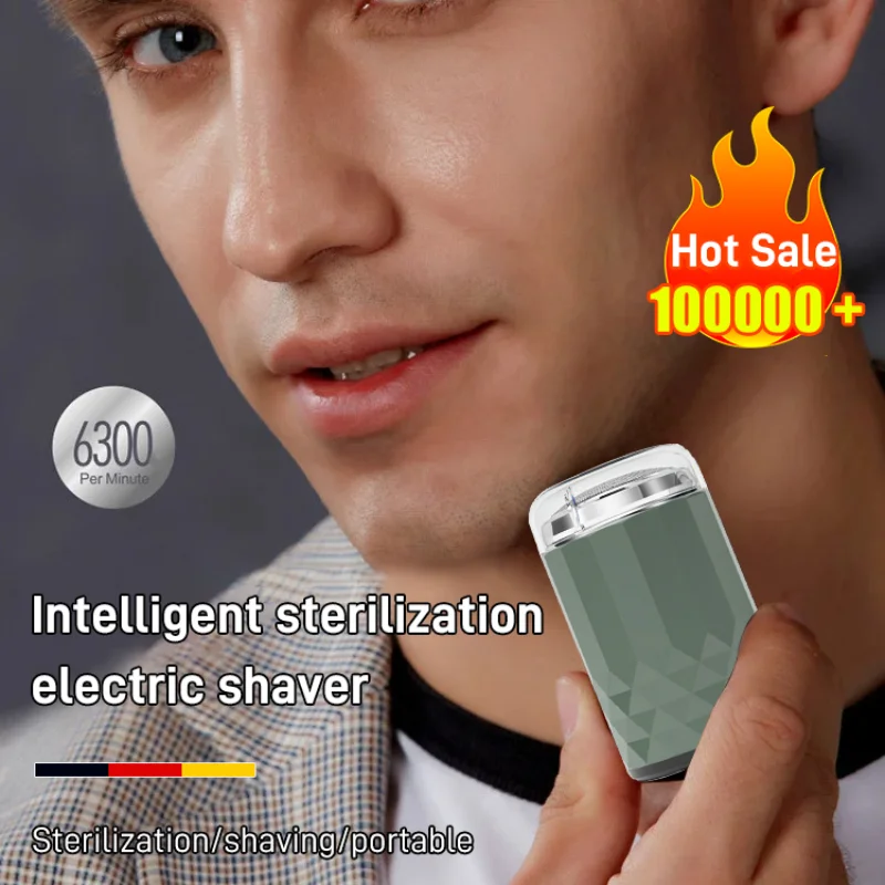 

Electric Shaver Portable bearded knife Washable electric shaver USB Rechargeable Hair Remover