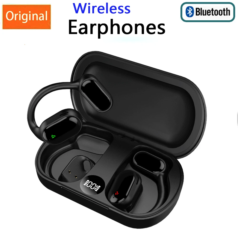 

Bluetooth Wireless XG33 Earphones Earclip Mic Waterproof Bone Conduction Headphones Noise Earbud Reduction Headset For Phone