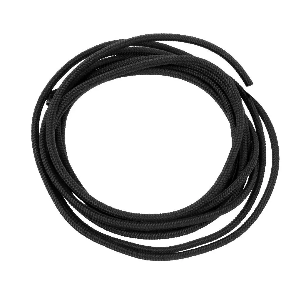 

Нейлоновый шнур с бантом и D-образной петлей, черный прочный шнур, 150 см, 300 см, 50000 см