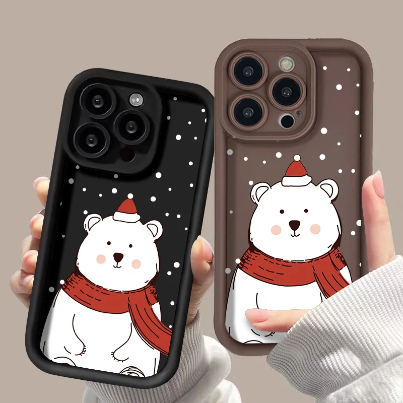Фото Рождественский чехол со снеговиком для Xiaomi Redmi Note 12 13 11 10 9 8 Pro Plus 5g 13C 10C 12C 9T 9C Pooc X5 X6 X3 F5 Pro C55 Mi 11 Lite №2