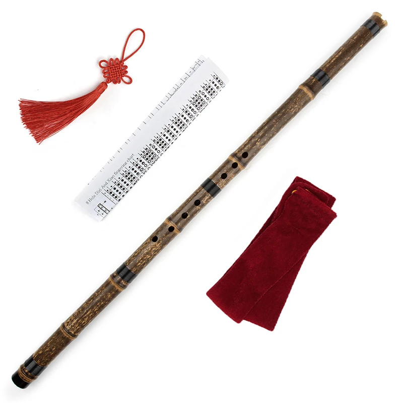 

75 cm G Key Chinese Bamboo Flute 8 Holes XiAO Woodwind Vertical Traditional Musical Professional single section instrument
