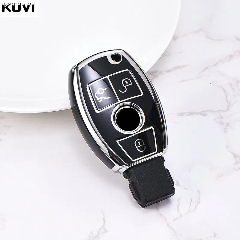 

Мягкий Защитный Чехол Для Ключей Из ТПУ Для Mercedes Benz A B C E Class GLS GLA GLK GLC CLS CLA AMG