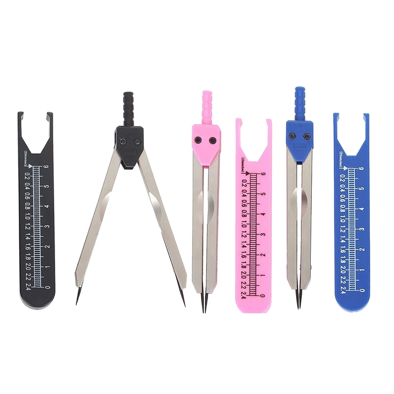 

3PCS EKG ECG Caliper ECG Scaler ECG Caliper With Nursing Ruler, Durable ECG Caliper Measuring Tool