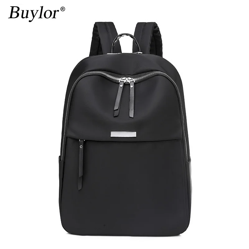 

Buylor Oxford Women Backpack Fashion Simple Computer Bag Girls Shoulder School Bag Female Large Capacity Travel Backpack