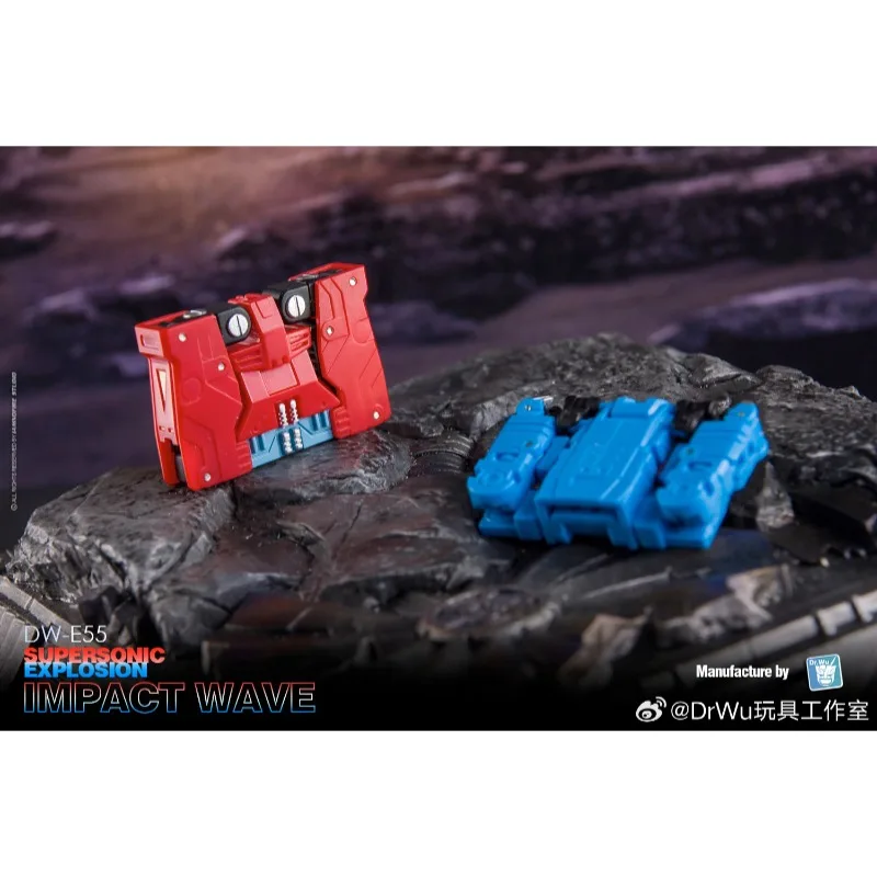 В наличии Трансформация Dr.Wu Dw-E55 Dw-55t Decibel Impact Wave Мини-фигурка Модель Коллекция Игрушки Детские праздничные подарки (art.: 3920cdedd6346) - 3920cdedd6346