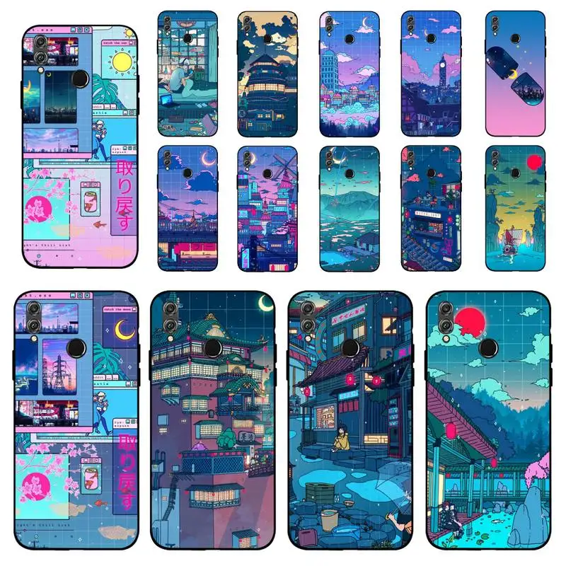 

MaiYaCa Art Pixel Aesthetic Phone Case for Huawei Honor 10 i 8X C 5A 20 9 10 30 lite pro Voew 10 20 V30