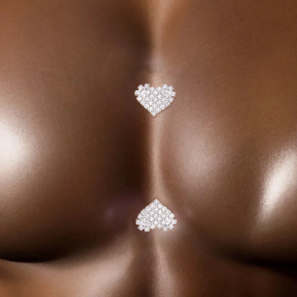 Блестящие наклейки Stonefans на грудь ювелирные изделия без пирсинга женские