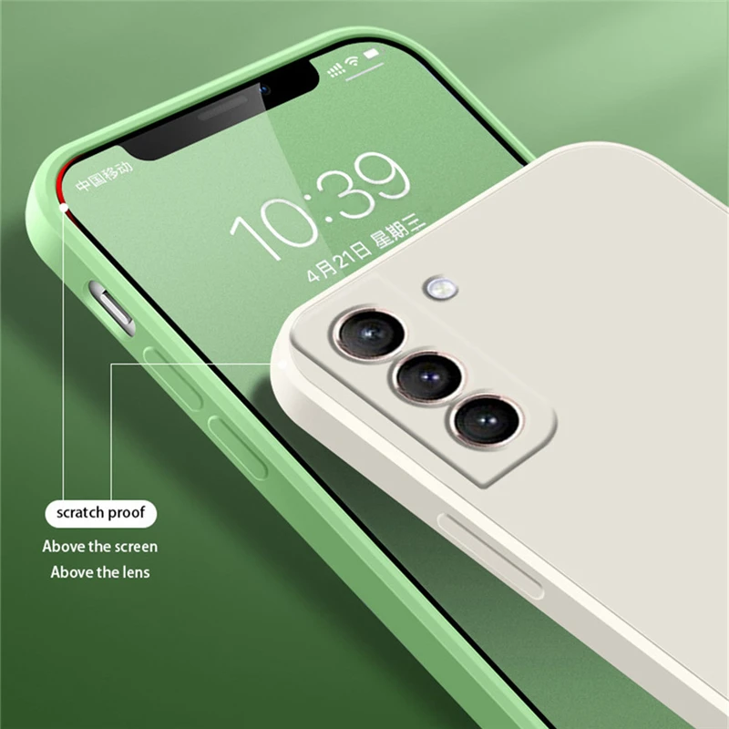 Оригинальный мягкий карамельный чехол для телефона Huawei Mate 20 Pro Lite X Square Liquid Silicone Back