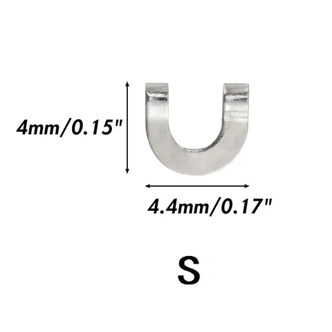 100 шт., U-образный складной Спиннер из нержавеющей стали