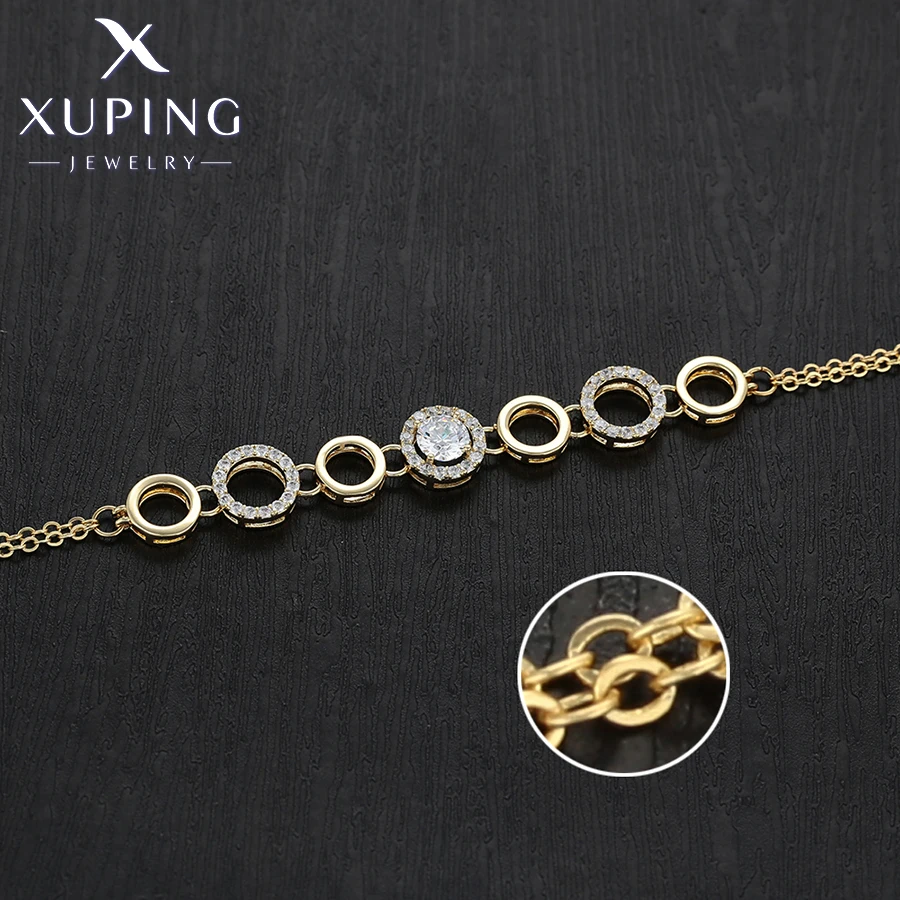 Xuping ювелирные изделия новые модные очаровательные браслеты с круглым камнем