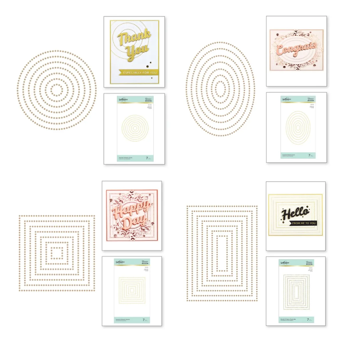 

Овальные квадратные штампы в горошек, новинка 2023, украшение для скрапбукинга, рукоделия, альбом «сделай сам», шаблон, модель ручной работы