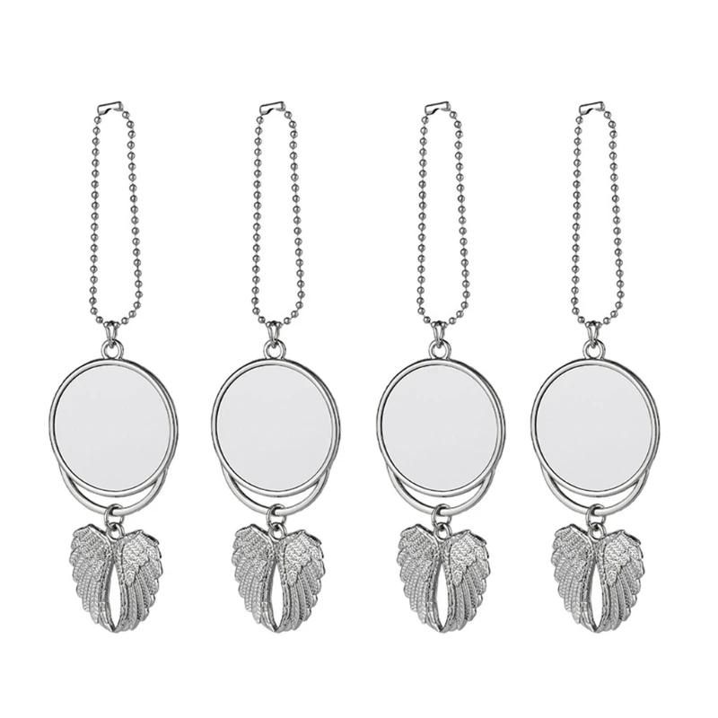 

Angel Wings Blank Hot Transfer Printing Pendant Heat Sublimation Car for KEY Cha