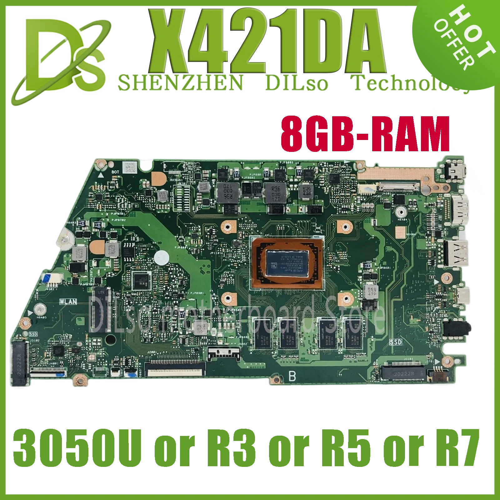 Рисунок 2 - Материнская плата KEFU X421DA W3050U