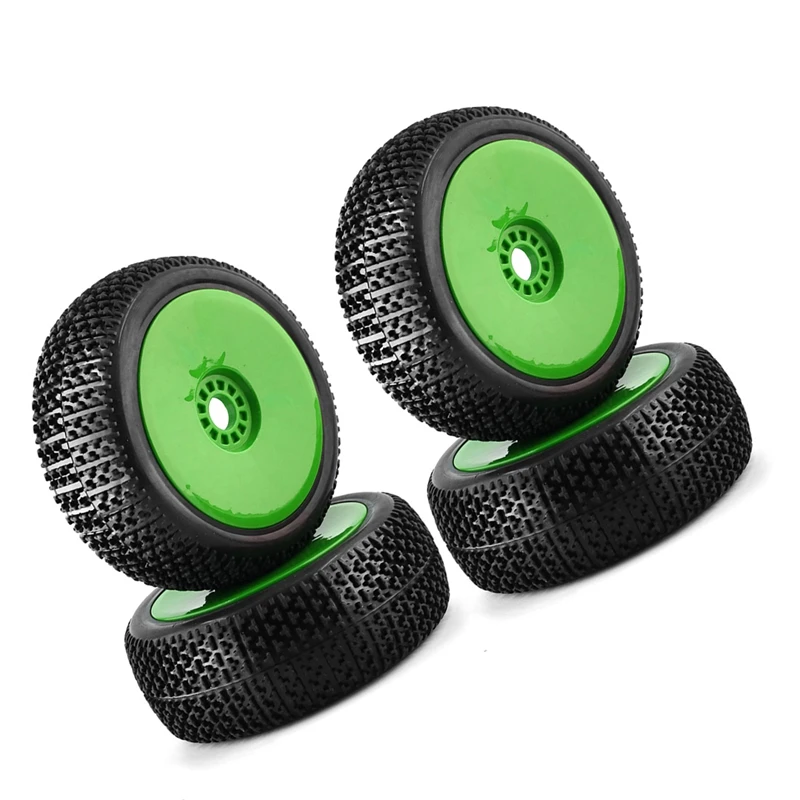 

116Mm 1/8 Scale RC Buggy Tires 17Mm Hex RC Wheels And Tires For ARRMA Typhon Redcat Team Losi Kyosho VRX HSP