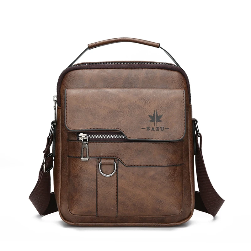 

Peaker Men's Shoulder Bag Business Handbag Party Crossbody Bags Waterproof Sling Messenger Bag Small Shoulder Travel Bag Leather