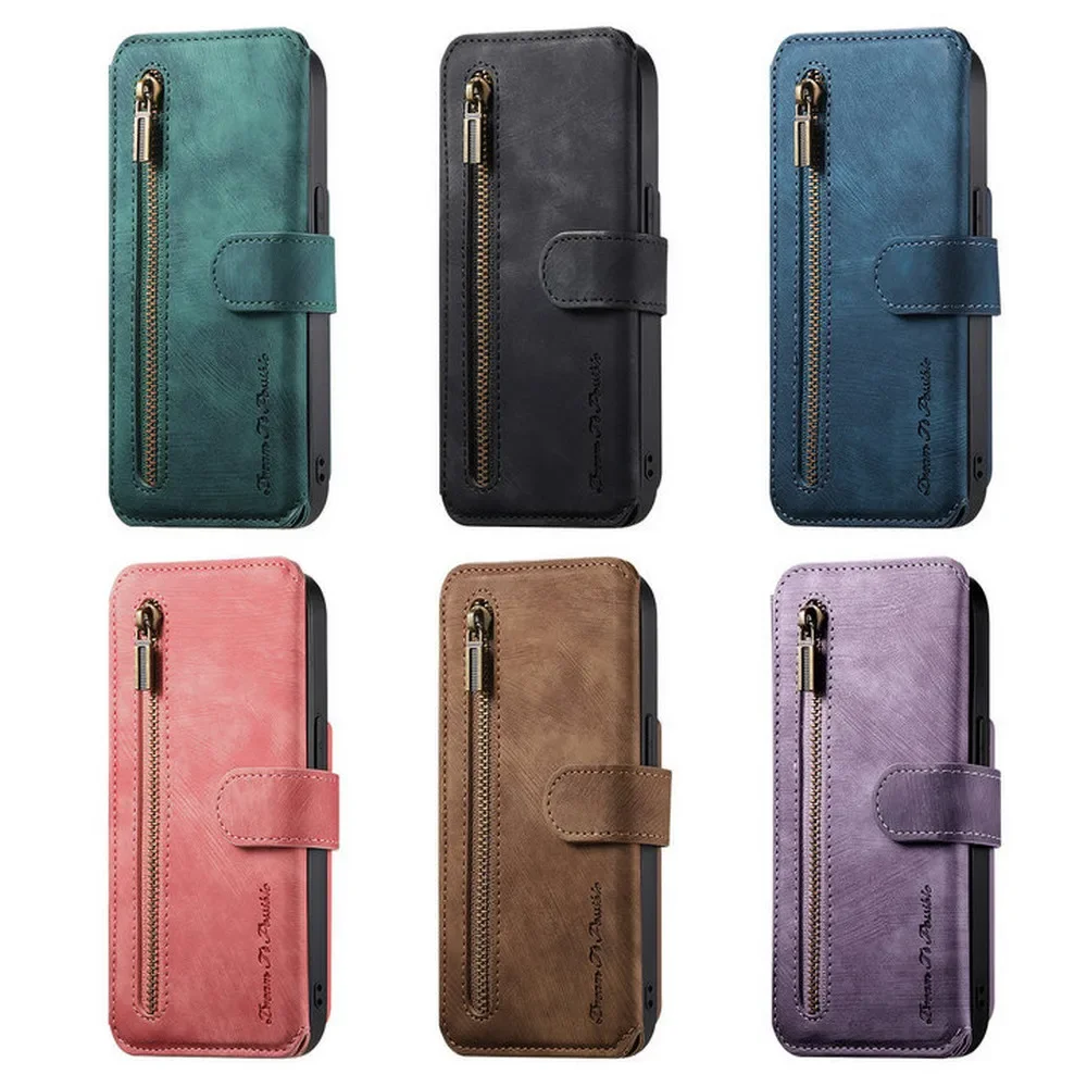 Для Vivo V40 V30 V29 Lite 5G кожаный чехол-бумажник на молнии RFID для SE V30E V27E V25E V27 V25 Pro чехол