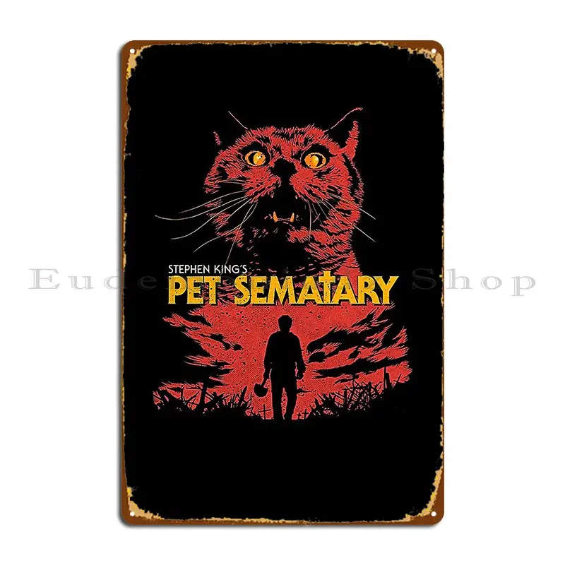 Сематари для домашних животных страшные фильмы металлический знак постер