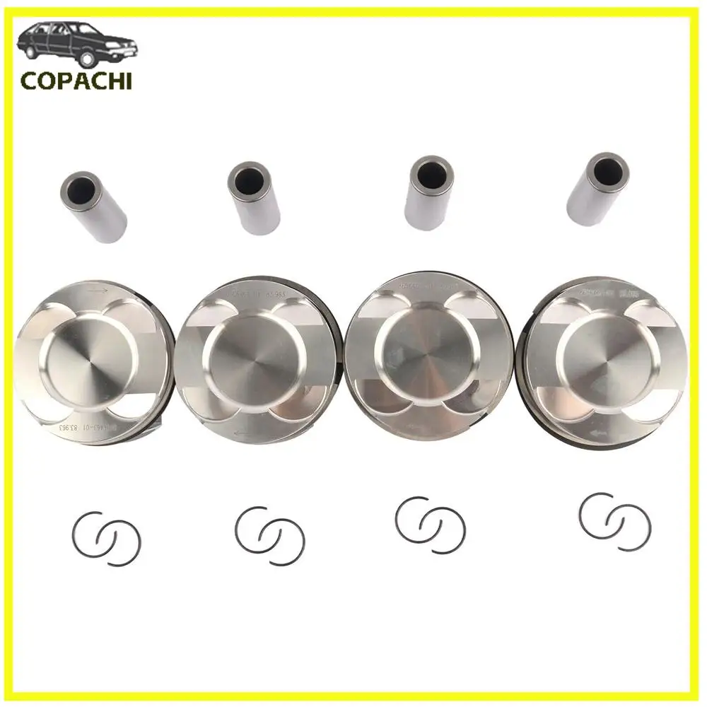 Комплект автомобильных поршней и колец 4 шт. 84 мм Φ22 CR 10:1 11257640166 11258606459 Двигатель