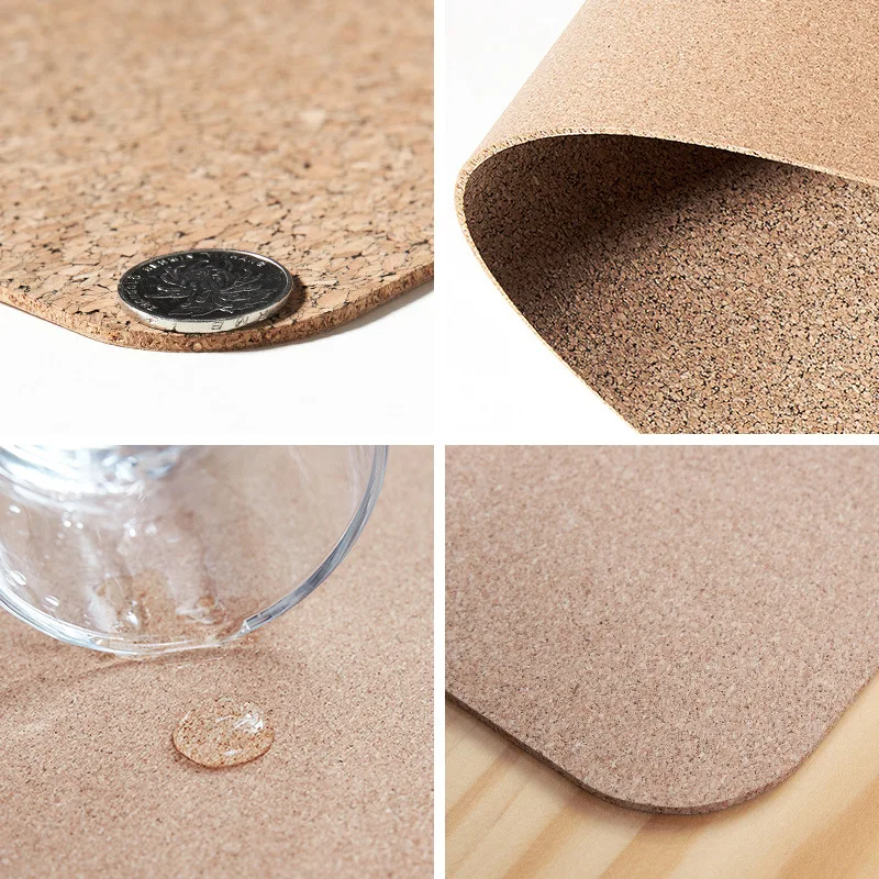 cork leather mousepad larger 80x4090x45120x60cm notebook pad waterproof pc computer laptop mouse mat office desk mause pad xxl free global shipping