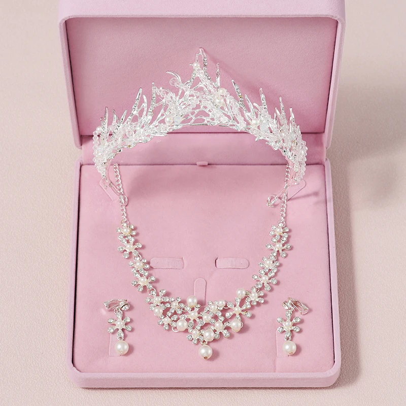 Комплект свадебных головных уборов Itacazzo ожерелье с короной модные головные