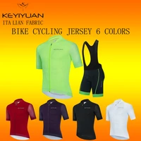 keyiyuan new cycling sets bike uniform summer cycling jersey set road bicycle jerseys mtb bicycle wear classic cycling clothing