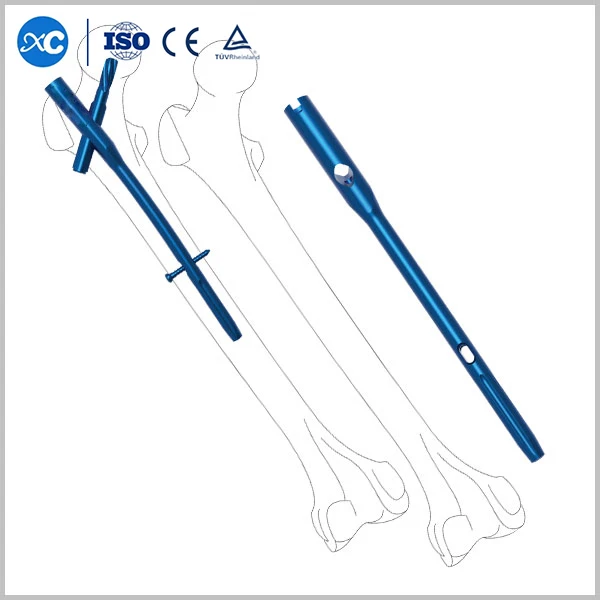 

Antirotation Titanium Gamma Proximal Femoral Nail PFNA Orthopedic Implant Set, Clavo Medico Clou Pfn Tibia Intramedullary Nail//