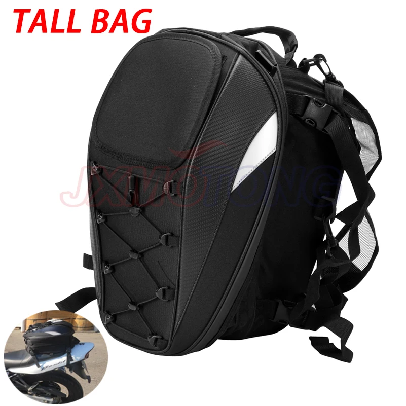 

Waterproof Motorcycle Tail Bag Multi-functional And Mounting Durable Rear Seat Bag High Capacity Rider Backpack For KTM YAMAHA