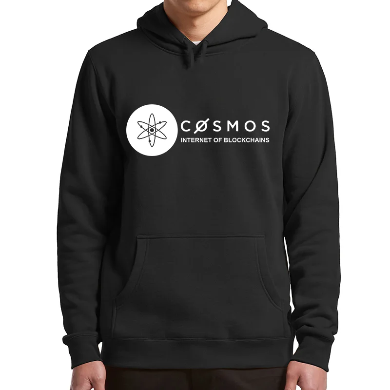 

Cosmos Coin Blockchain Hoodies ATOM Cryptocurrency Essential Oversized Hoodie Soft Casual Men's Clothing