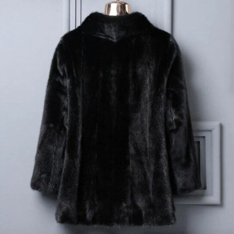New Soft Fur Women'S Short Section Imitation Fur Outwears Black White Winter Autumn Warm Fake Fur Jackets Casual Coats
