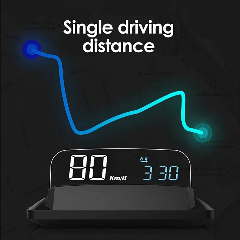 Фото Автомобильный датчик H400G HUD GPS система дисплей на лобовом стекле автомобильный Автомобильный датчик H400G HUD GPS система дисплей на лобовом стекле автомобильный