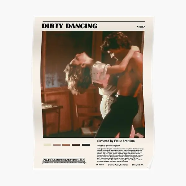 

Dirty Dancing Poster Print Painting Mural Modern Vintage Decor Room Home Wall Picture Funny Decoration Art No Frame