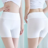 women safety shorts summer high waist seamless shorts ice silk high elasticity anti glare plus size safety pants boxer pants