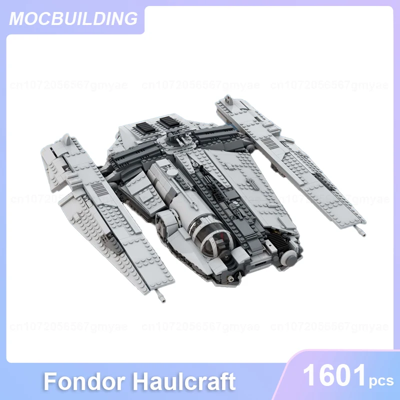 

Fondor Haulcraft Play Set Scale Model MOC Building Blocks DIY Assemble Bricks Educational Creative Children Toys Gifts 1601PCS