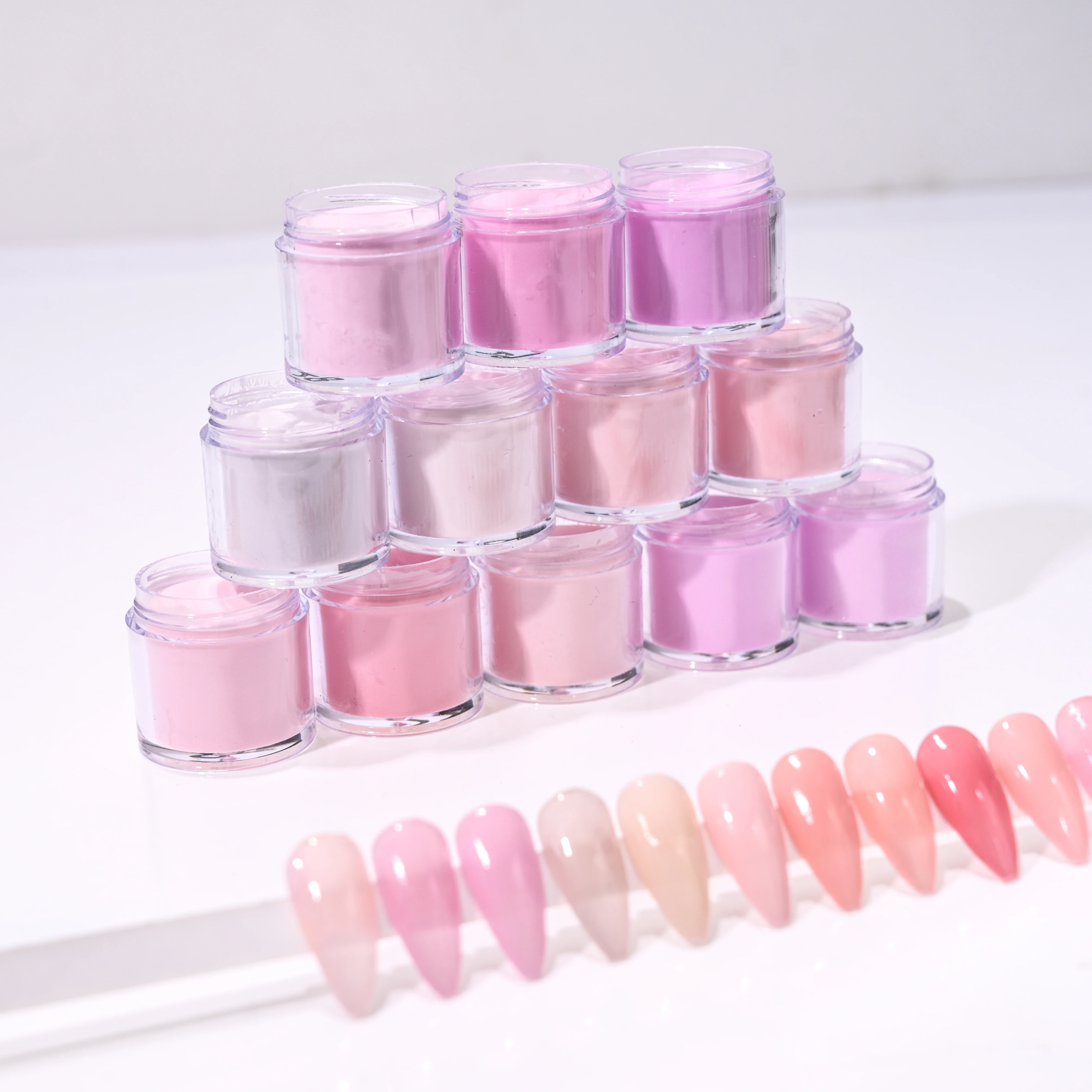 10 г розовый акриловый порошок профессиональный цветной для наращивания