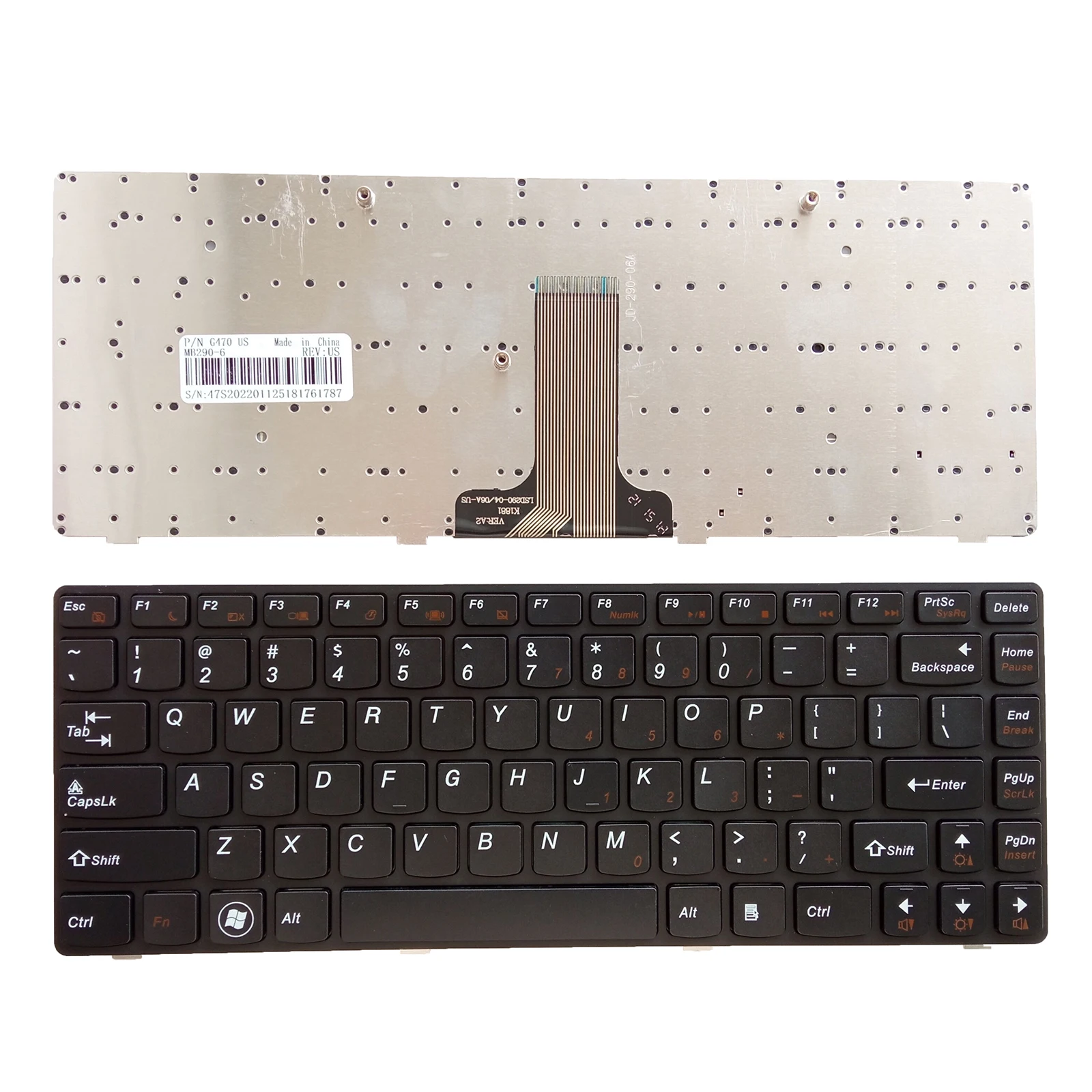 

NEW For LENOVO B470 B475 G470 G475 V470 B490 M490 M495 B480 V480 US Keyboard