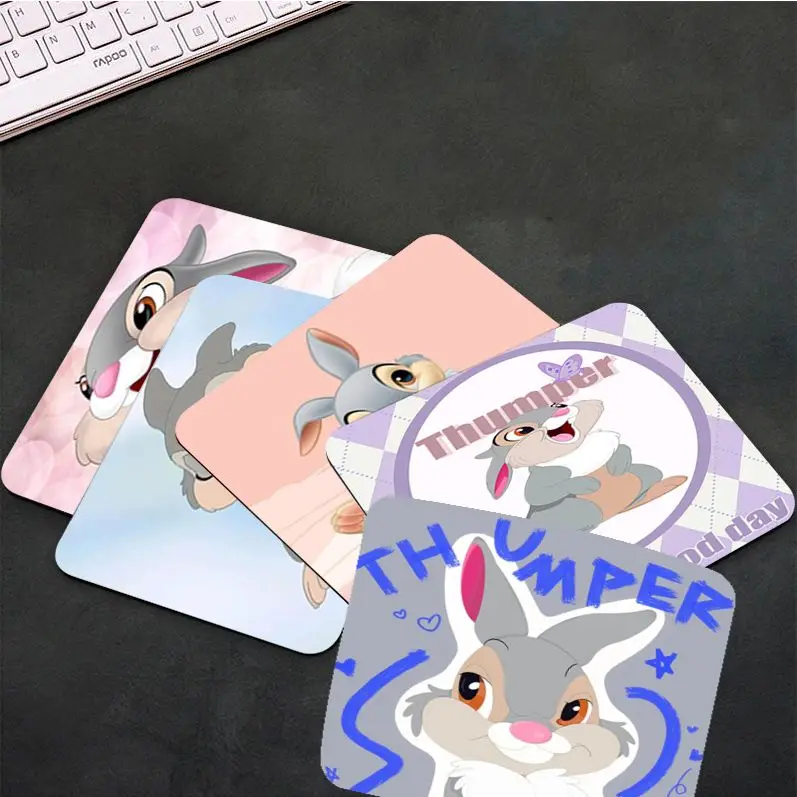 

Disney Bambi Movie Thumper Cartoon Rabbit Small Keyboard Mat Table Mat Students Gabinete PC Gamer Desktop Mouse pad for PC Gamer