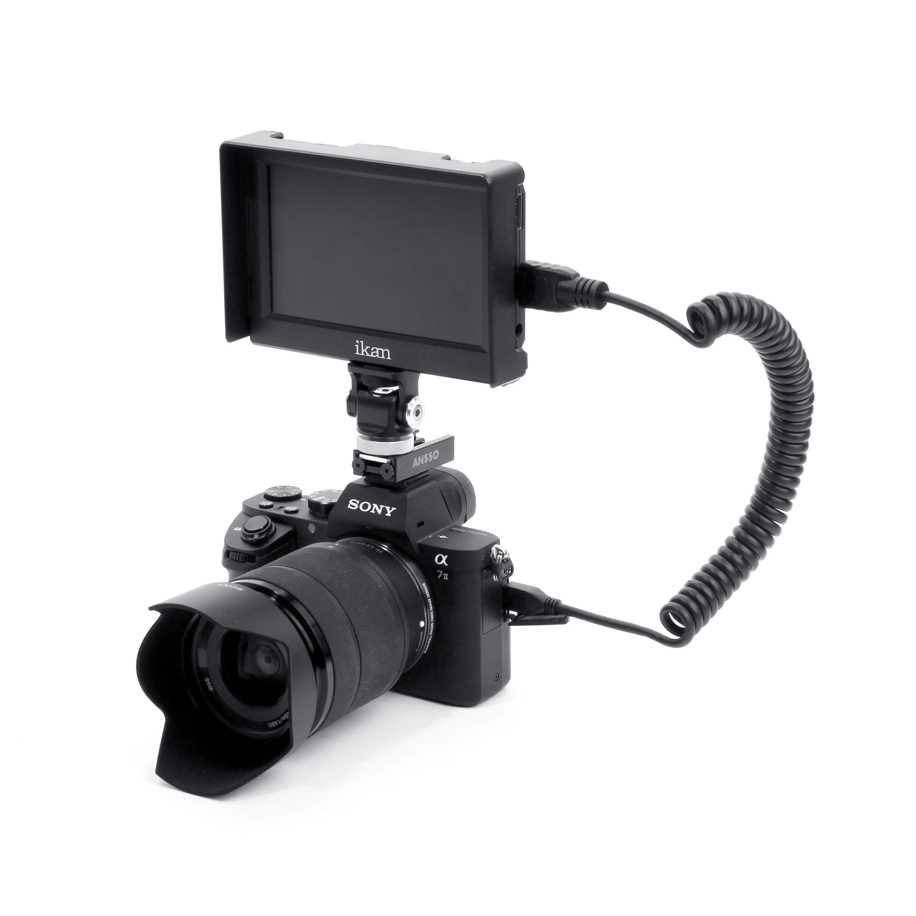 Эластичный спиральный HDMI-Micro MINI HDMI-совместимый пружинный кабель BMCC BMPC FS5 C100 II 4K 30P