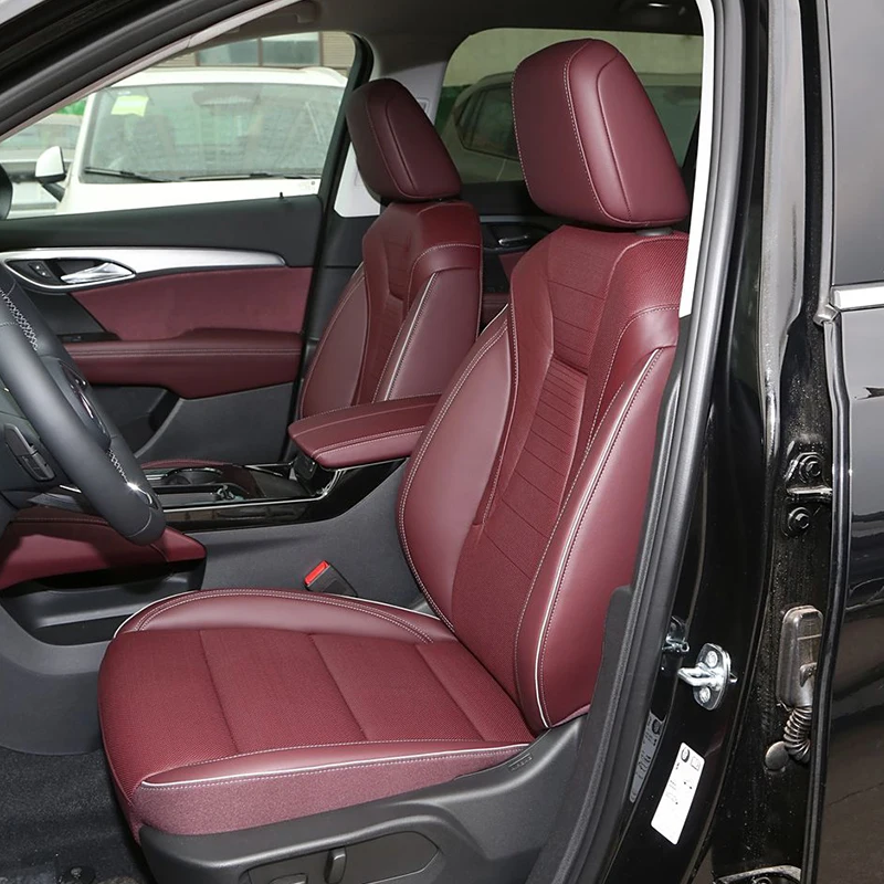 Фото Автомобильные аксессуары на заказ, чехлы на сиденья для Buick Encore Enclave Envista Lacrosse Envision Regal Veran 5-8 сидений, кожаный полный комплект №5
